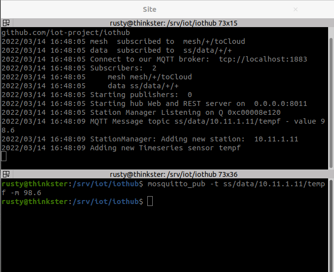 High Level Sensor Station